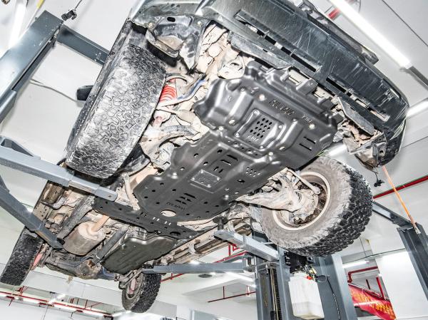 Fit for Toyota Prado LC150 OEM 3D Skid Plate for Fuel Tank Underbody Protection Armour