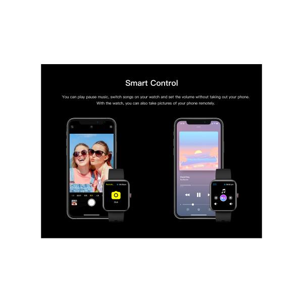 160RAM 230mah Health Tracking Smartwatch BLE5.0 Blood Pressure Smartwatch