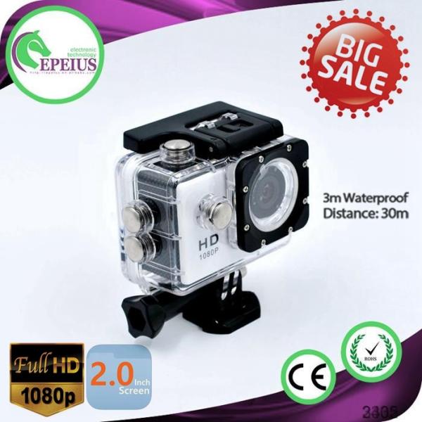 CHEAPEST A9 digital video waterproof camera HD ULTRA 2.0 INCH SCREEN ACTION CAM