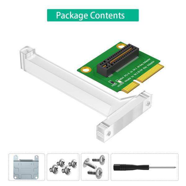 M.2 NGFF nvme SSD в Mini PCI-E адаптер (вертикальная установка) для 2280 NVME SSD
