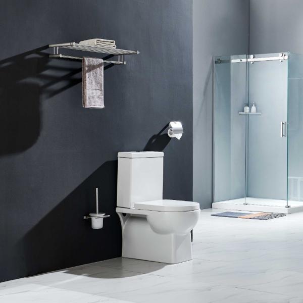 Rustproof Modern Stainless Steel Bathroom Fittings Wall Mounted ODM