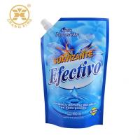 suporte plástico do líquido de 250ml 500ml acima do malote com suporte líquido azul da impressão do bico acima dos sacos reusáveis