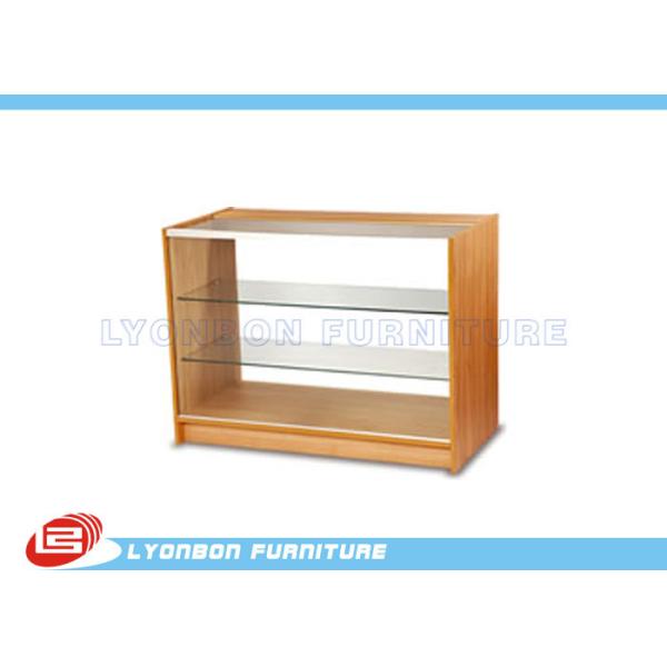 Стеклянный/деревянный счетчик наличных денег магазина