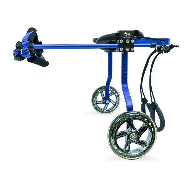 Blue Hind Leg Pet Dog Wheelchair With Mute PU Wheels Lightweight