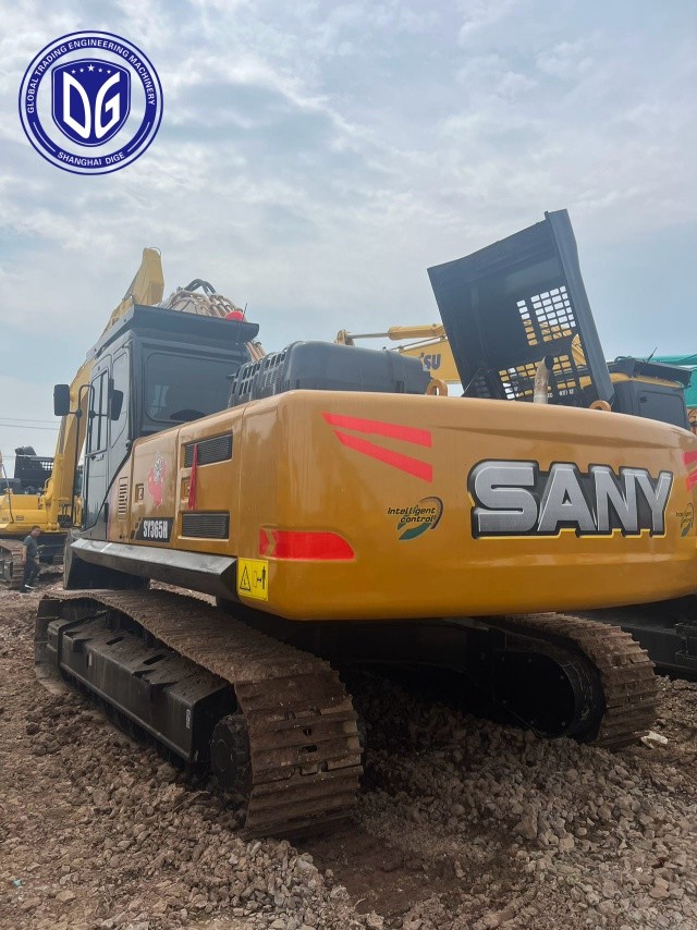 SY365H 36,5 тонны Использованный экскаватор SANY Использованная гидравлическая экскаваторная машина
