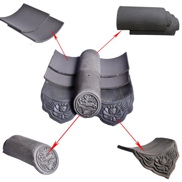 Traditional Chinese Temple Roof Tiles Antique Clay Roof Tile Maintenance And Repair
