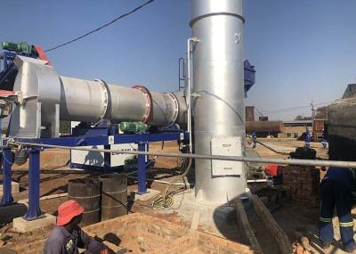 o tipo planta quente da mistura/RAP forte de tratamento por lotes móvel do cilindro 27kw da planta gasta a capacidade