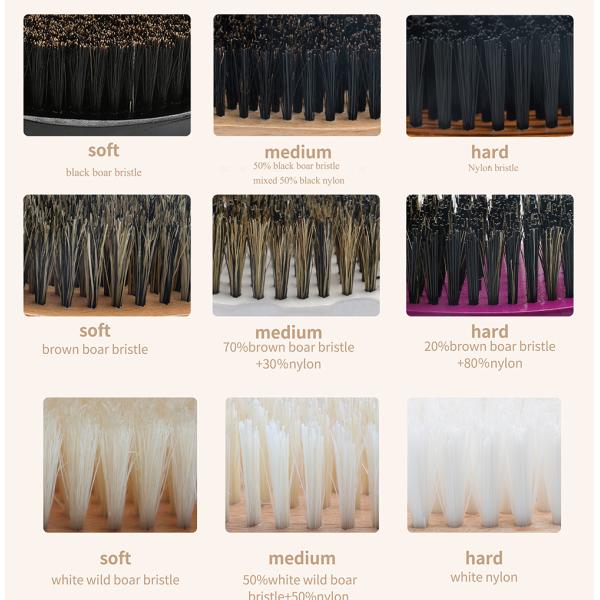 Pintura de pelo lisa rosa curvada Pintura de pelo del jabalí Pintura de onda 360