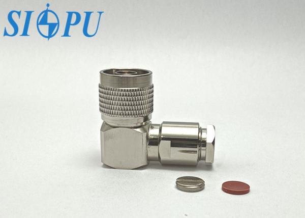 Connecteur coaxial RF à angle droit de type N pour câble RG142B/U