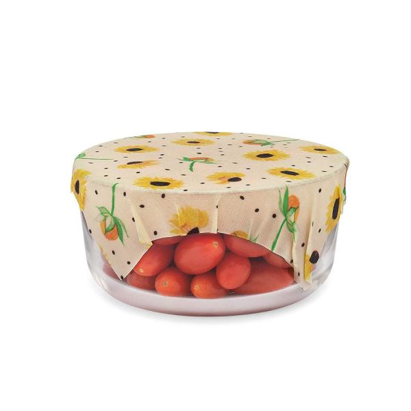 Envoltório orgânico do alimento da cera de abelha de Eco do quadrado anti-bacteriano do OEM