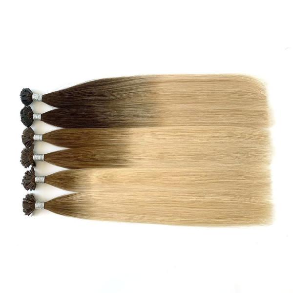 Remy European Hair Extensions Flat Tip Straight Human Hair Pre-Bonded Type Hair Connector