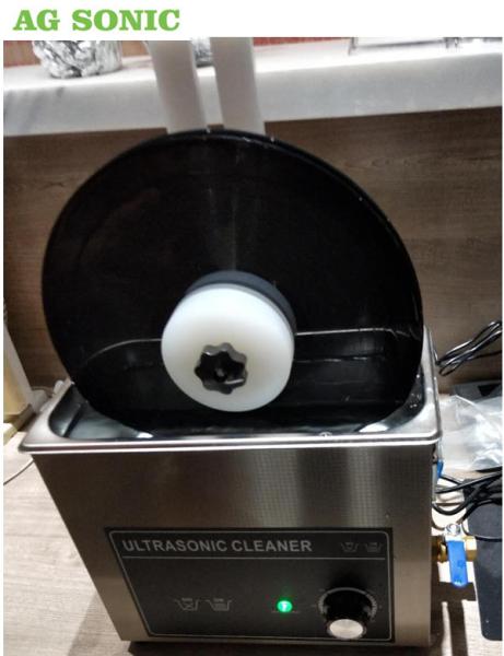 6 Litre Table Top Ultrasonic Cleaning Machine , Ultrasonic Record Cleaner SS 304