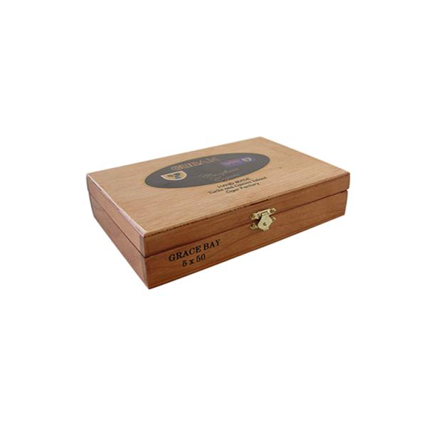 FSC Certified Handmade Wood Cigarette Box with Customized Logo Printing and Packaging
