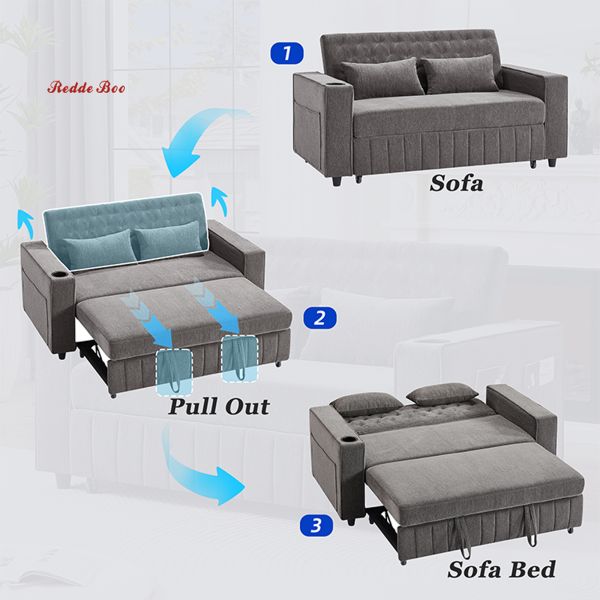 Redde Boo Twin Platform Bed Furniture Frame With Bookcase Storage