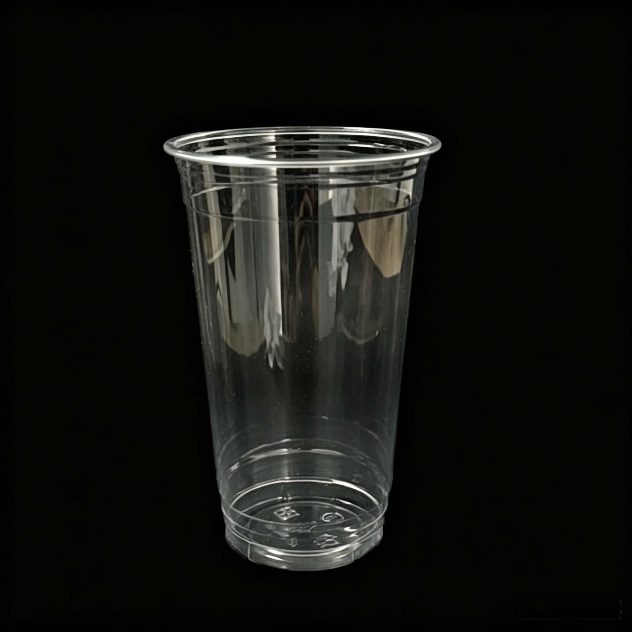 16oz 500ml PLA Compostable Clear Cups 90mm Opening For Bubble Tea Iced Coffee Drinks