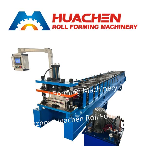 Metal roofing tiles and glazed tiles single-layer roll-forming machine