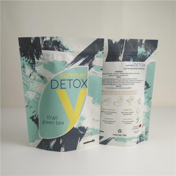 Стойте вверх пакетики чая зеленого цвета кофе упаковывая Resealable сумки закуски еды Eco дружелюбные влагостойкие