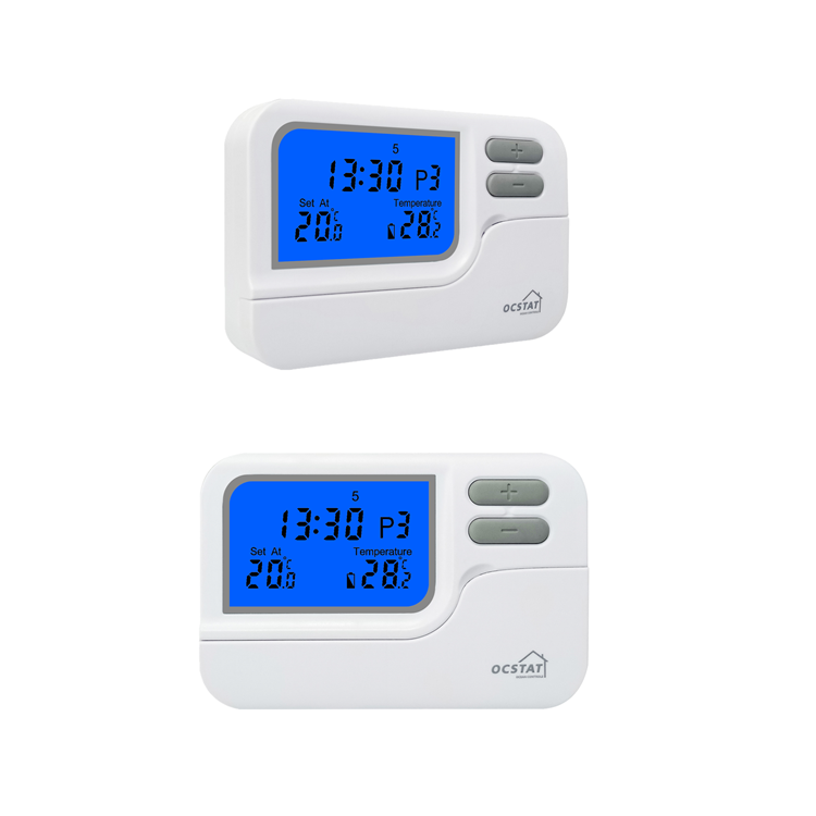 7 Day Programmable Digital Boiler Heating Wired Thermostat 230V