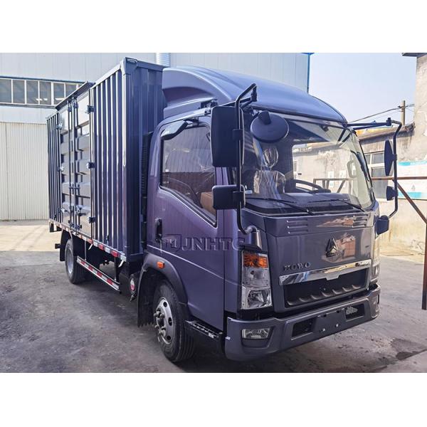 Китай легкий грузовик HOWO фургон танк груз 4X2 116hp 6 колес коробка грузовик для продажи