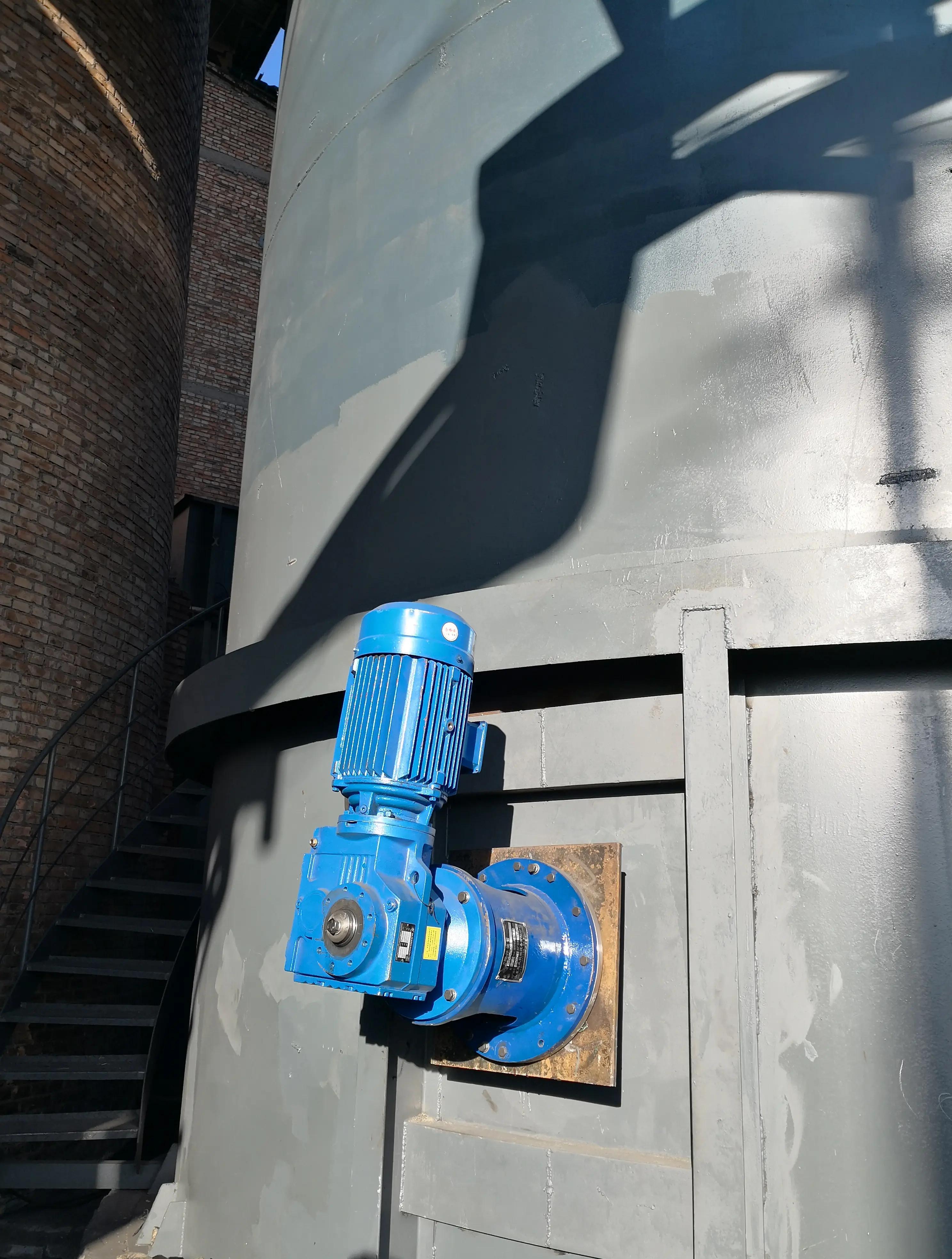 Side Entry Agitator with Spiral Bevel Gear Drive for Industrial Wastewater and Chemical Storage Tanks