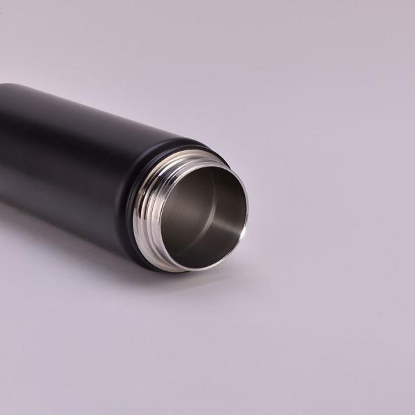 Thermal Cup Black 335g Portable 500ml Non Slip Easily Clean