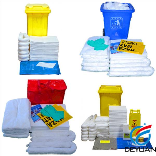 100% PP 50L Oil Absorbents Safety Spill Kits for Emergency Solution Response