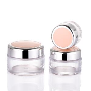 Frascos cosméticos vazios luxuosos, capacidade plástica biodegradável dos