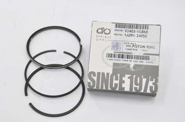 Diesel Engine Kubota Excavator Parts V2403 Kubota Piston Rings Rustproof
