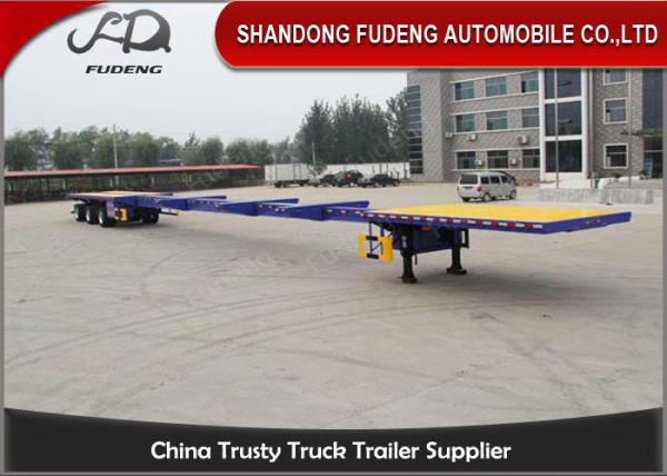 Steel Extendable Lowboy Trailer For 18 / 46 / 56 Meters Windmill Turbine Blade