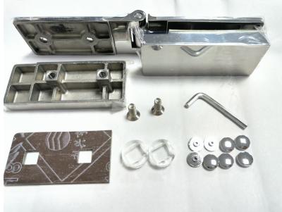 Adjustable Bathroom Hinges For Frameless Shower Doors 304 Stainless Steel High Strength