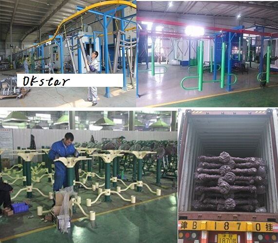 outdoor exercise equipment WPC materials based Arm Extension Apparatus-LK-S06