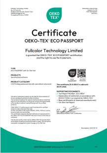 Fullcolor Technology Limited Certifications