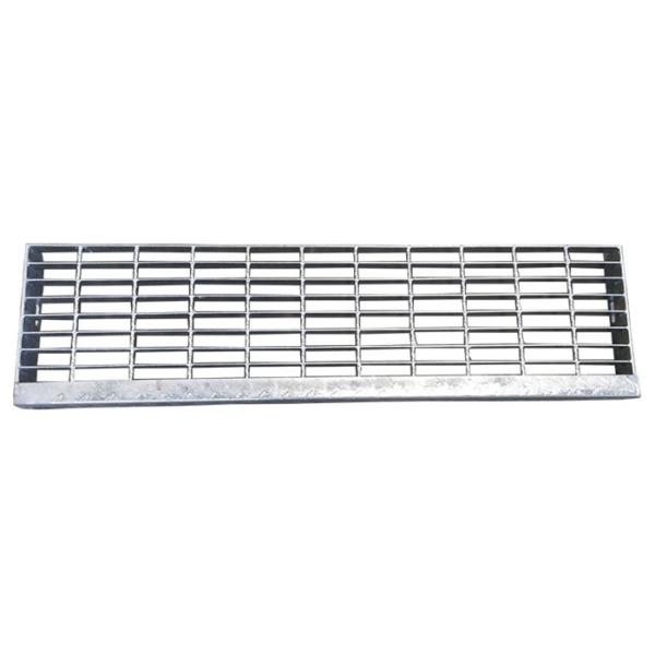 ISO9001 Step Board  Galvanized Steel Grating Walkway Pressure Resistance Welding