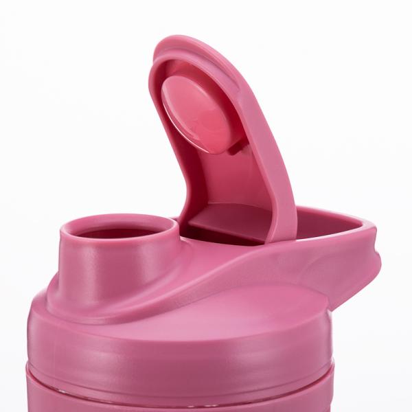 Anti-corrosion Coating Equipped 650ml Plastic Shaker Bottle for Protein Sports Gym