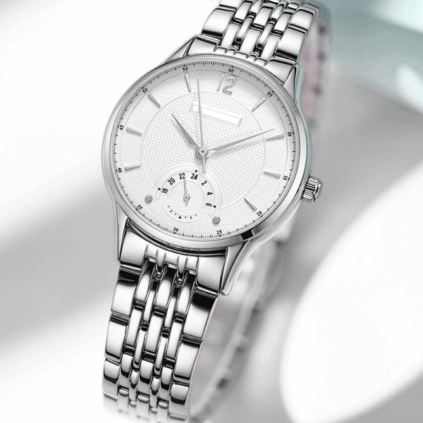 210mm 316 Stainless Steel Bracelet Watch Quartz Movement For Ladies
