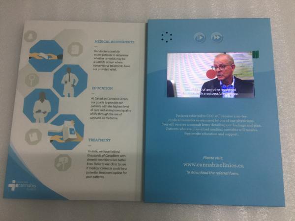 5 Inch Video Card Mailer For Pharmaceuticals Market Birthday