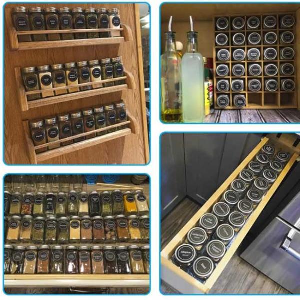 опарник стеклянной специи 4oz 24pcs приправляя установил с воздухонепроницаемой крышкой