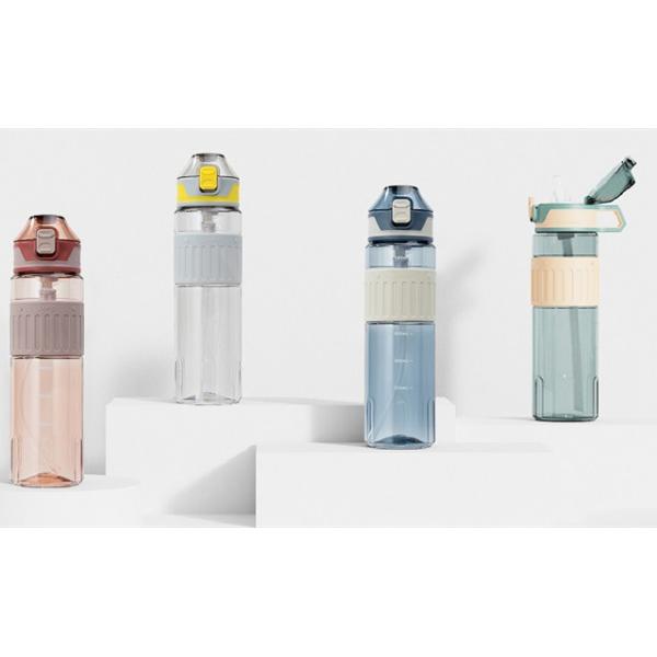 550ml Team Hygiene Personalised Sports Drink Bottles With Straw Carry Strap