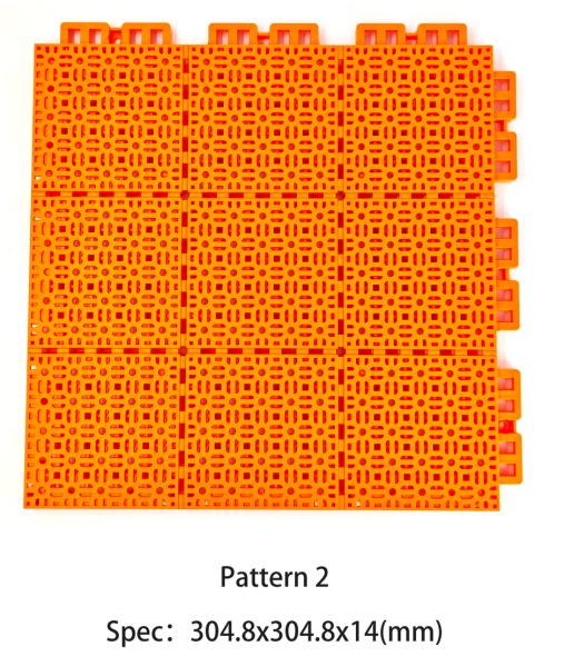 Personalized Sport Court Flooring Tiles , Polypropylene Tiles For Basketball Court