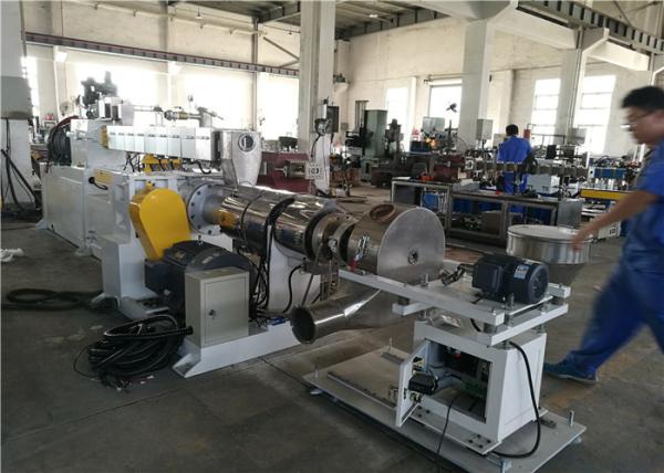 High Efficiency Two Stage Extruder Machine For PVC Cable 71mm/180mm Screw Diameter