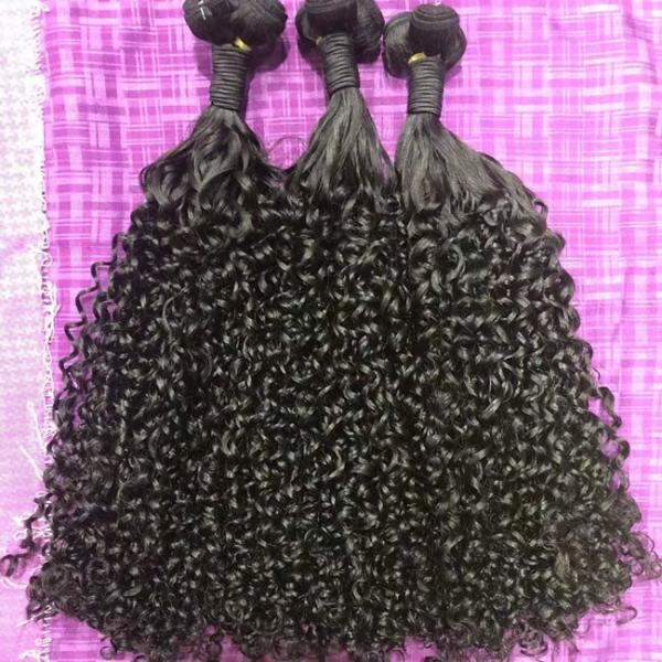 12A Super Funmi Duplo Desenho de Cabelos Humanos Curly Bundles Kinky Curly Hair Extensions