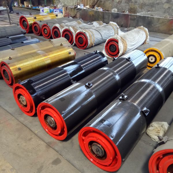 Custom-designed Wire Rope Drum with High-assembly Precision and 3000mm Diameter Capacity for Crane Hoists Trolley