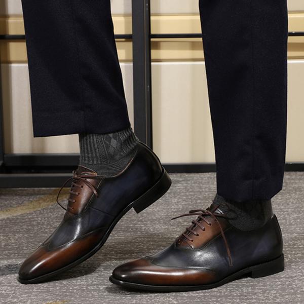 OEM Формальные мужские обувь на нижнем каблуке мужские обувь Goodyear Welted