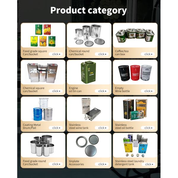 Wholesale logo Custom 1L Empty Food Oil Can with Lid for Flaxseed Oil Coconut Oil Soybean Oil Metal Storage Container