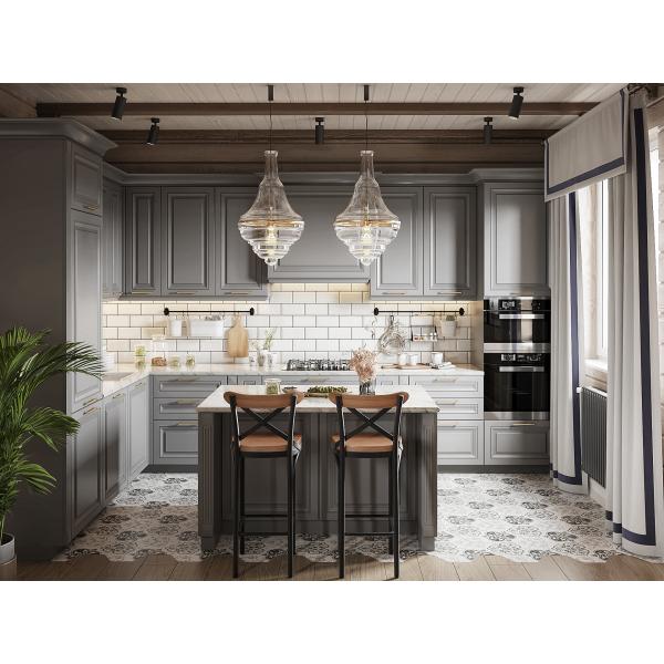 Cabinetes de madera de melamina Diseños de cocina