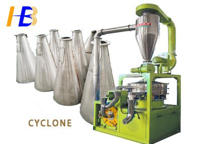 Water Cycle / Wind Cooling PET Crusher Machine , Blue PVC Grinder Machine