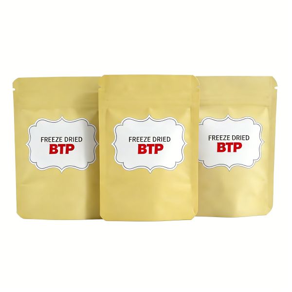 Matte Pastel Color Three Side Seal PE Disposable Pouch Custom Label Print Food Grade for Freeze-Dried Fruit & Sugar Packaging