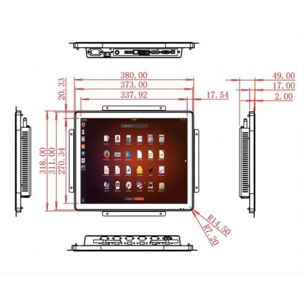17-Inch Linux Oversized Dashboard for Command Centers, Factory Automation, Warehouse Operations, and Medical Diagnostics