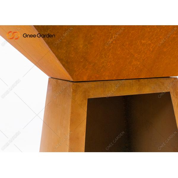 Customize Corten Steel Bbq Fire Pit Grill Corten Steel Iron Fire Pit Bbq Brazier