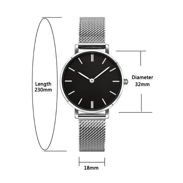 Logotipo feito sob encomenda do relógio popular da caixa da liga de quartzo do projeto uma garantia de 12 meses